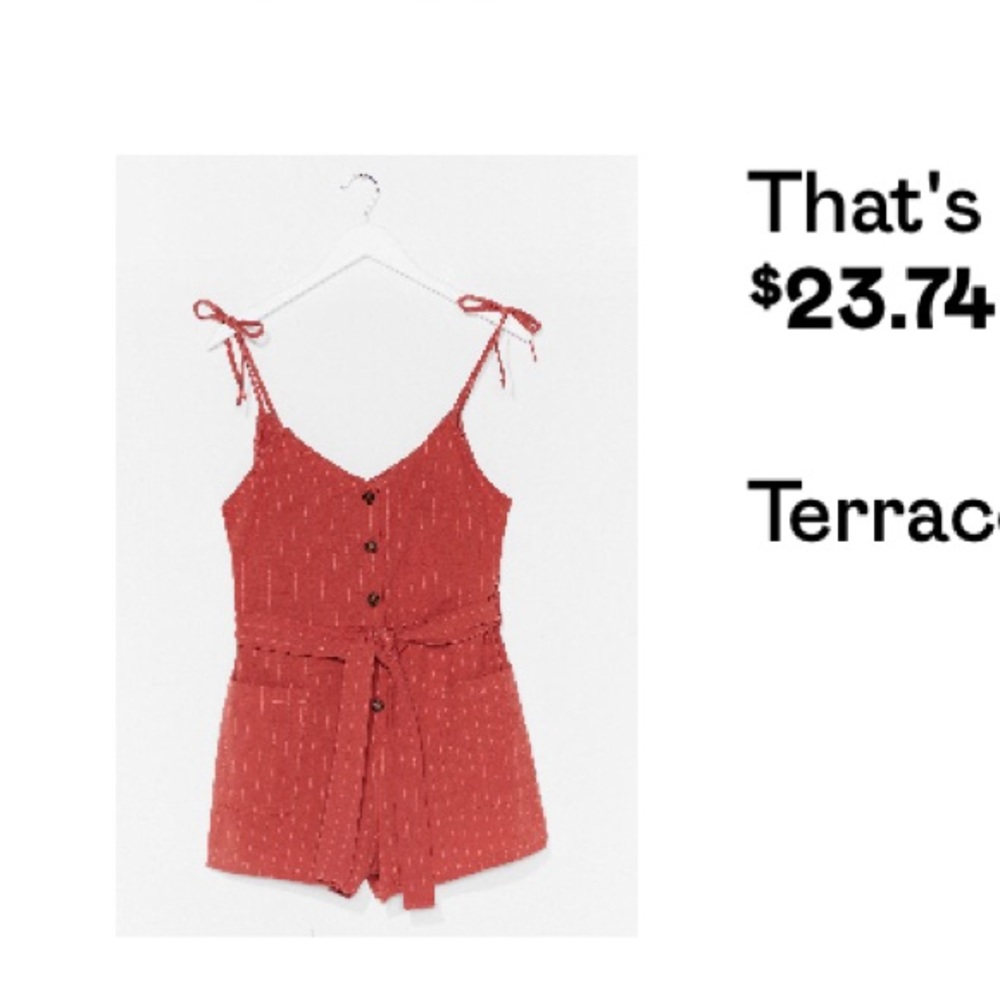 Nasty Gal Romper